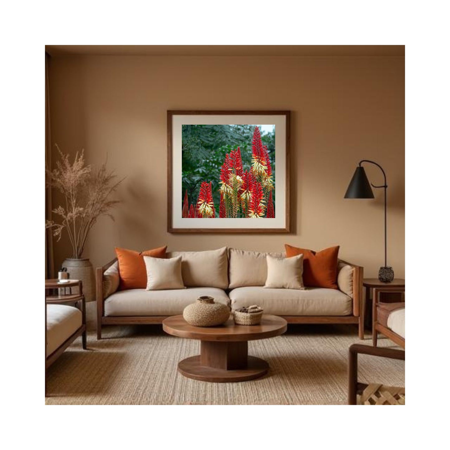 Torch Garden — Kniphofia Botanical Fine Art Print